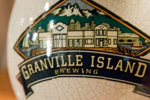 Granville Island Brewing porcelain tap